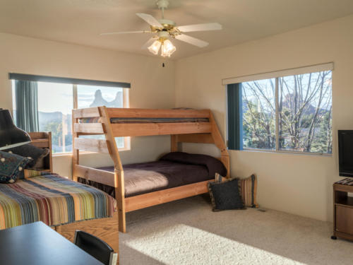 Bedroom #1. Air B & B. Sedona, Az. Photo: Property Pro Media
