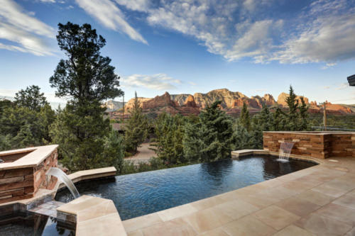 Swimming Pool with View. Sedona Airbnb #8.