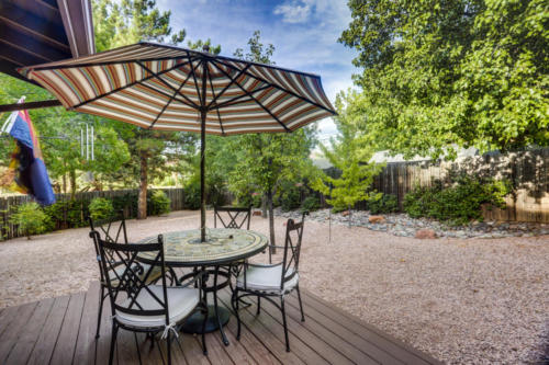 Patio. Sedona Airbnb #9.