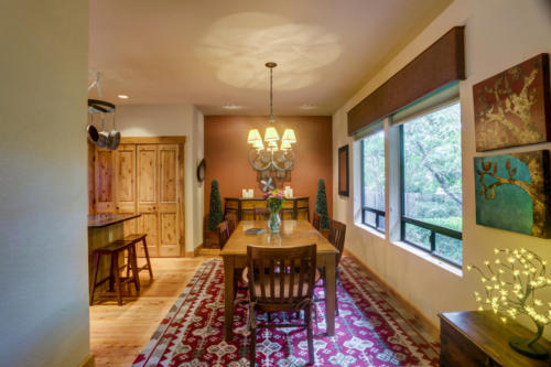 Dining Room Table. Sedona Airbnb #9.